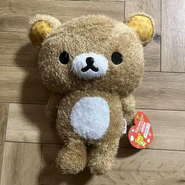 리락쿠마 앉은 봉제 인형 하트 헤이세이 레트로