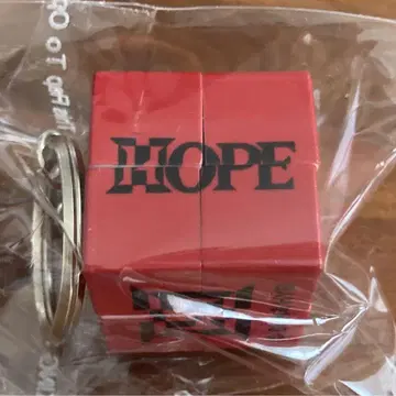 큐브 j-hope 호비 캡슐 토이 코인 메달 가챠 키링