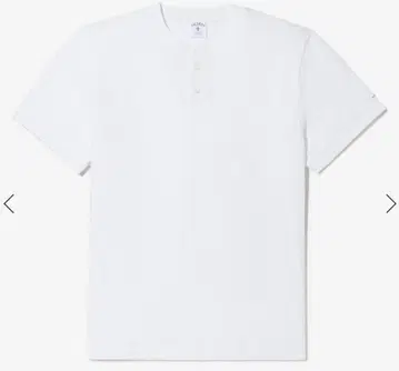 NOAH Henley Tee 화이트 티셔츠