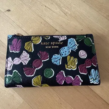kate spade 캔디 패턴 두겹 지갑