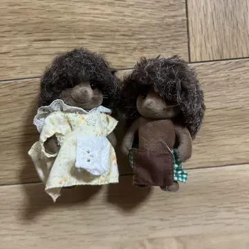 고슴도치 실바니안 패밀리 인형 본체 2개 세트