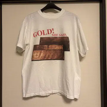 일렉트릭 코티지 GOLD! SHE SAID, 티셔츠 M 사이즈 화이트