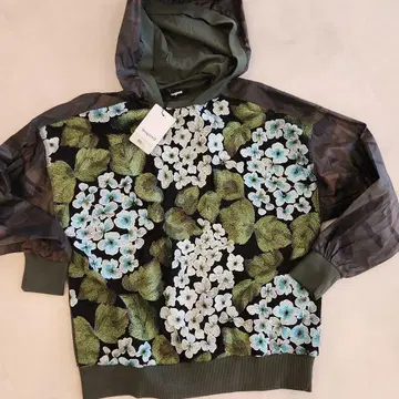 Desigual 꽃무늬 후드티 S 사이즈