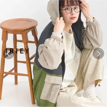 IRIEY 아이리 아웃도어 나일론 ZIP 마운틴 후드티 새상품