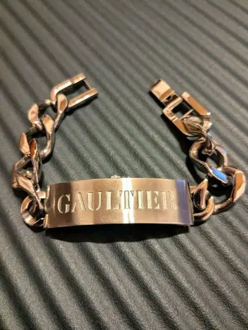 GAULTIER 팔찌형 손목시계 스테인리스 스틸 새상품급