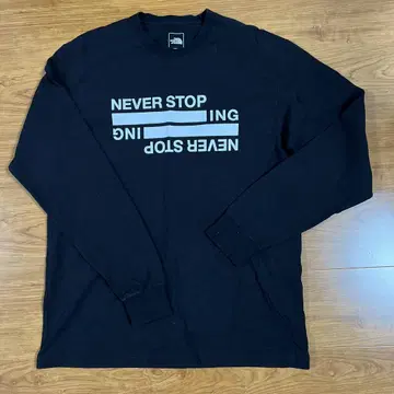 THE NORTH FACE 긴팔 티셔츠 XL 블랙