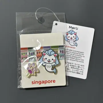 오사카 엑스포 싱가포르 파빌리온 한정판 Singapore 핀 배지