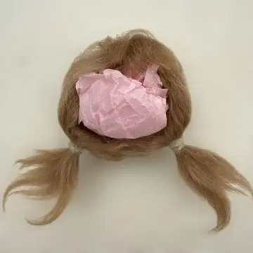 금발 트윈 테일 인형용 가발