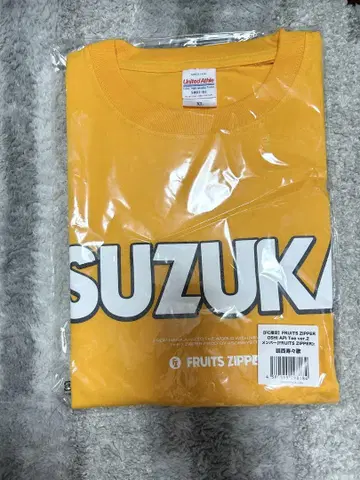 FRUITSZIPPER 최애 아피 티셔츠 진사이 스즈카(FC 한정판)