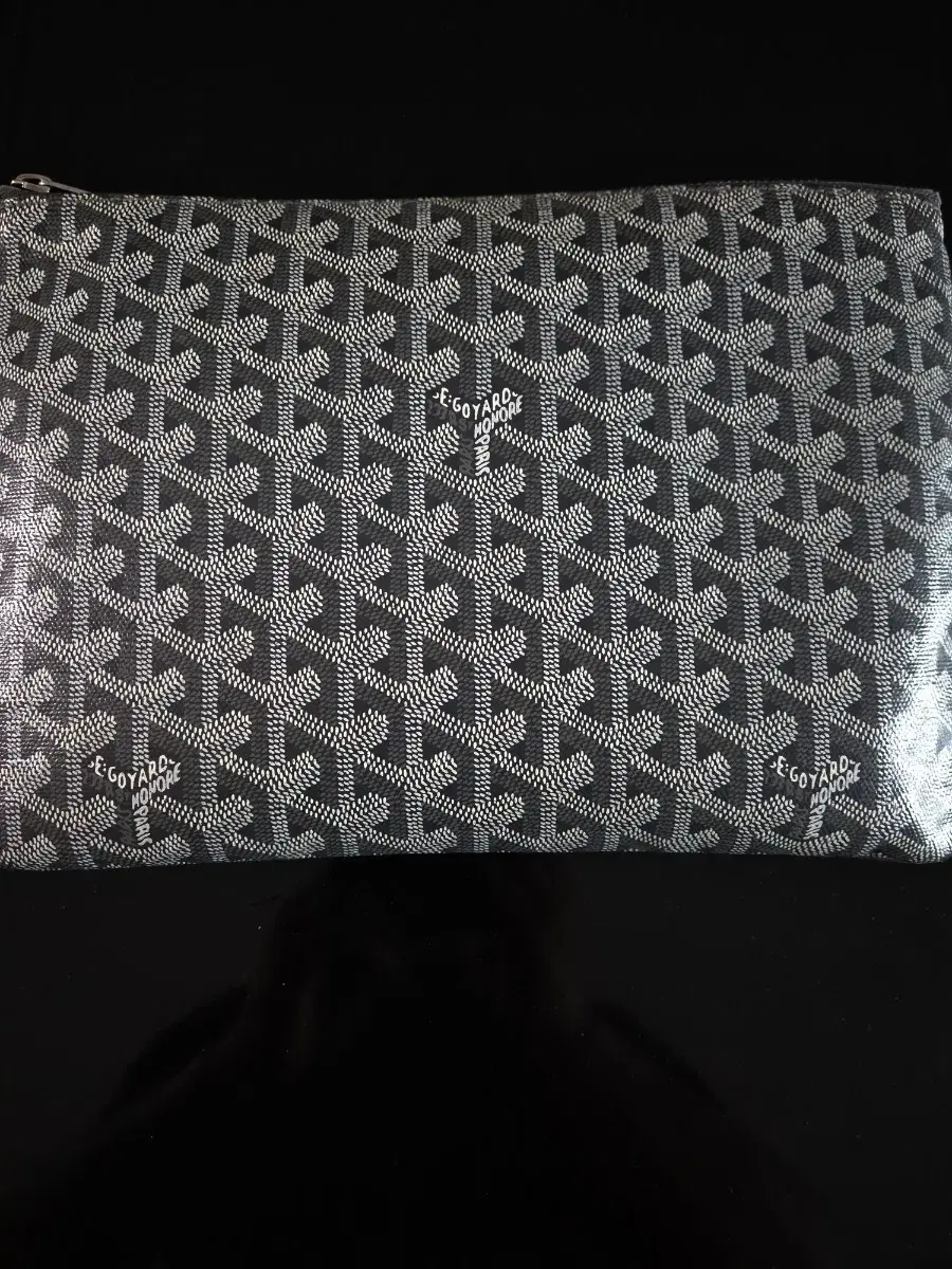 Goyard mm Gray Clutch