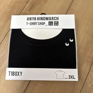 유니클로 ANYA 3XL 블랙 애니야 티셔츠 유니클로 새상품