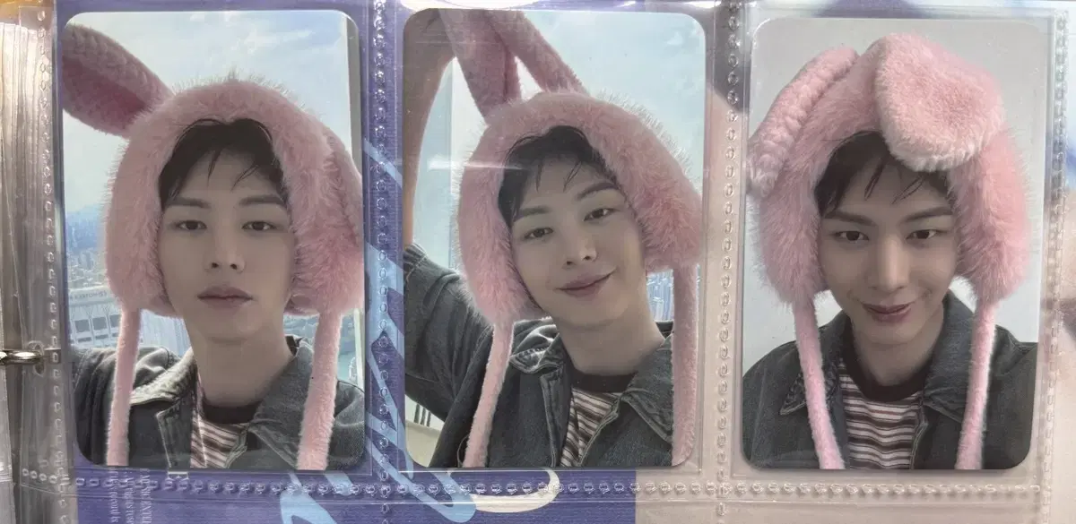 Yook Sungjae Fromstore unreleased photocard pink rabbit