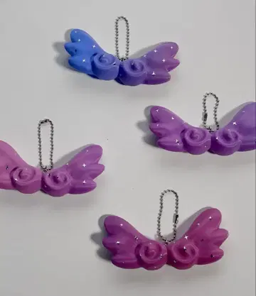 천사의 깃털 키링 위시코어 wishcore 한국 엔젤 3D