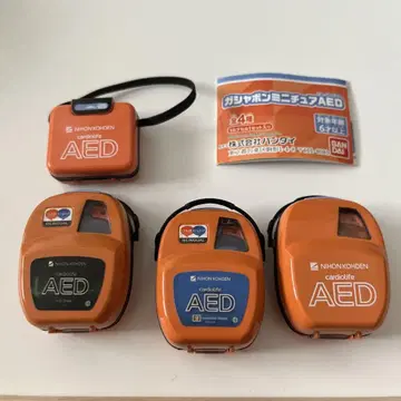 가샤폰 미니어처 AED 4종 세트