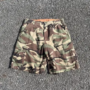 카모 패턴 카고 하프 팬츠 조츠 시티보이 해외