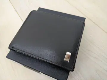 던힐 다크 브라운 접이식 지갑