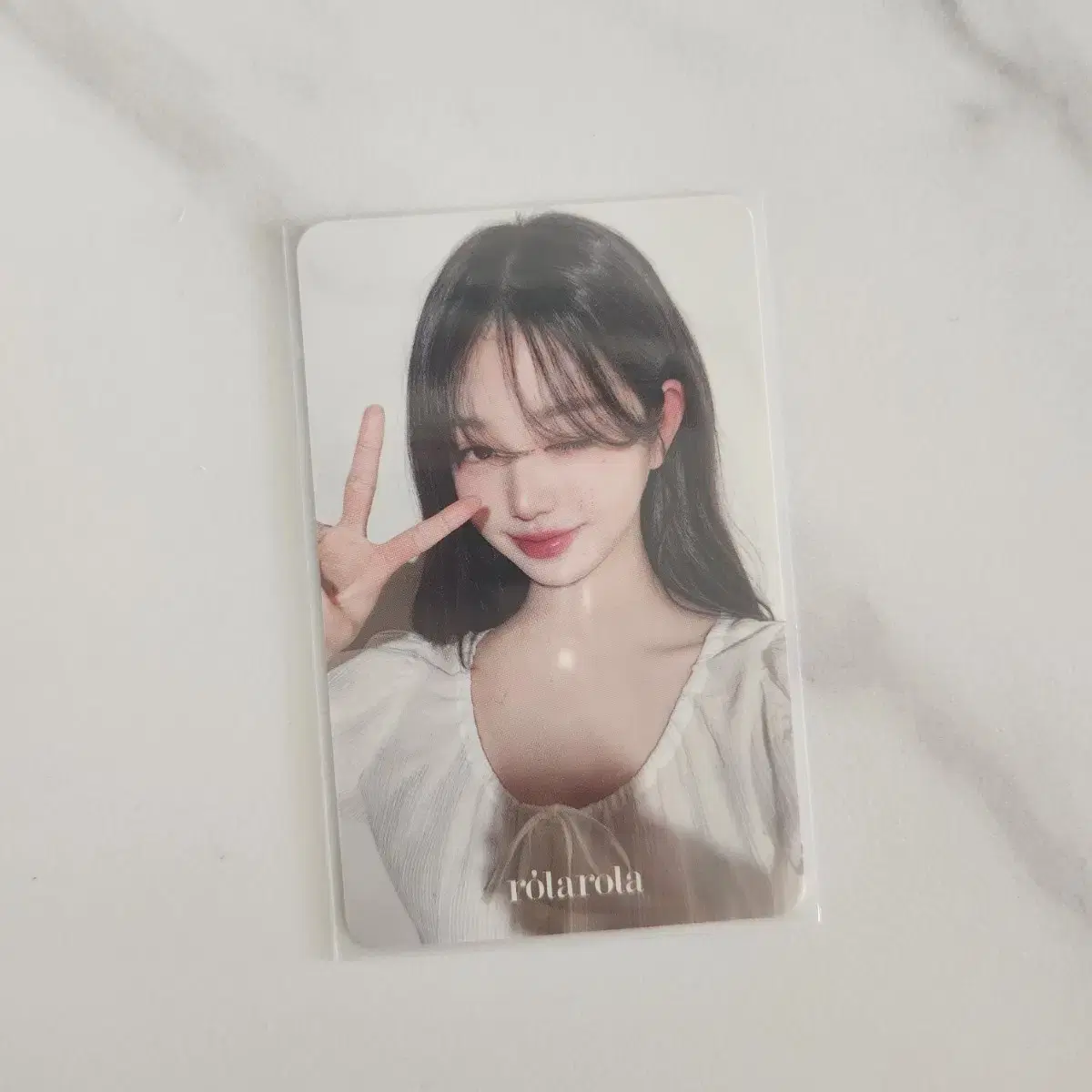 아이브 장원영 로라로라 포토카드