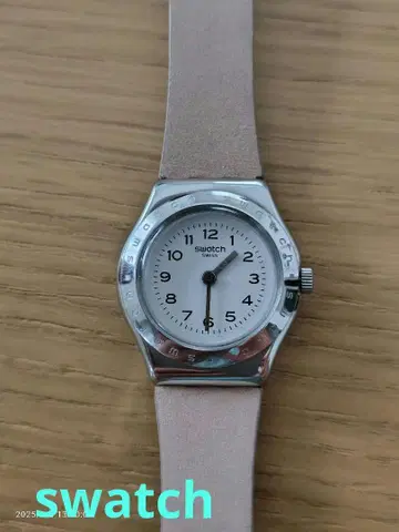 Swatch 스와치 TAUPINOU 가죽 벨트 시계