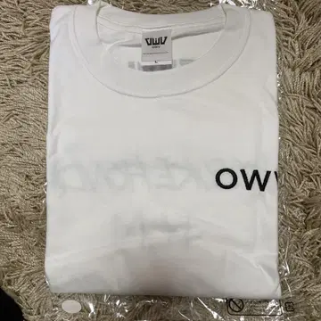 OWV x QWV 티셔츠 화이트 L 사이즈