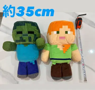 마인 크라프트 마인크래프트 봉제 인형 좀비 & 알렉스 2개 세트