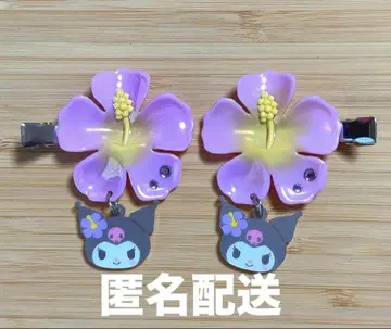 산리오 헤이세이 갸루 헤어 클립 앞머리 클립 쿠로미