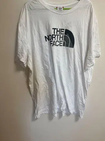 THE NORTH FACE 오버 사이즈 티셔츠 화이트