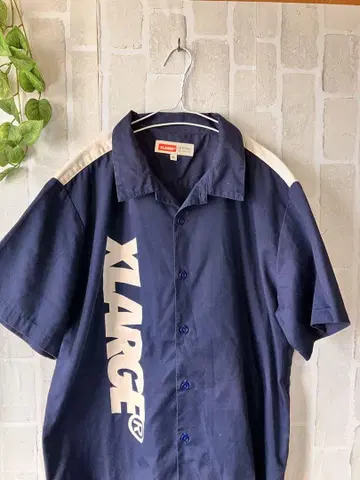 XLARGE 네이비 워크 셔츠