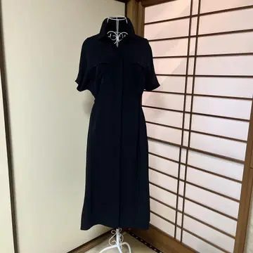 소주 롱 셔츠 원피스 네이비 M 사이즈