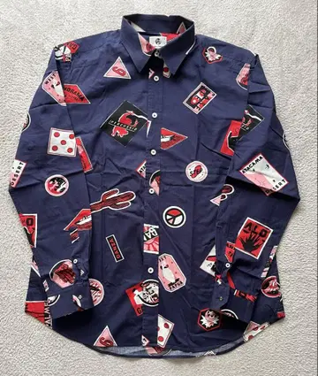 PaulSmith 네이비 패턴 셔츠 L 사이즈