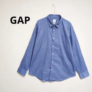 Gap 갭 남성용 코듀로이 셔츠 블루 XL