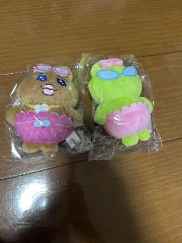 빤쮸토끼 봉제 인형 참 갸루 & 우주인 세트 미개봉 새상품