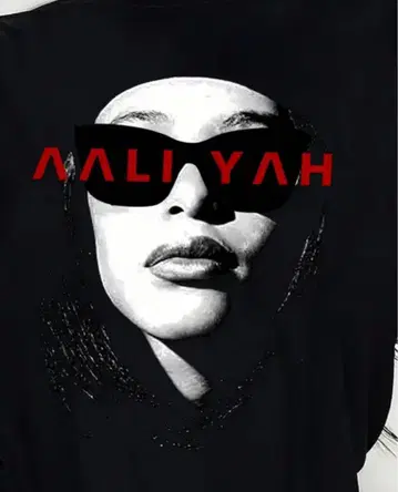 Aaliyah 티셔츠 R&B 서울 힙합