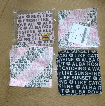 ALBAROSA 전체 로고 반다나 알바