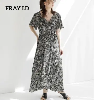 FRAY I.D 프린트 카슈쿨 롱 원피스