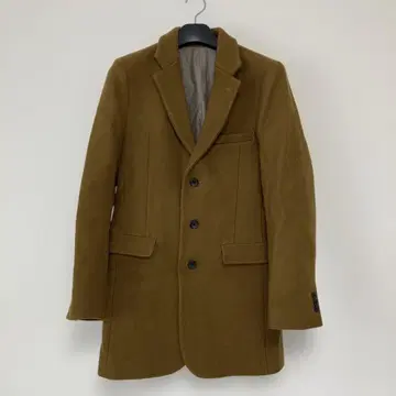 LOUNGE LIZARD 브라운 체스터 코트