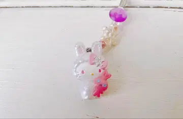 헬로키티 HELLOKITTY 홋카이도 한정 스트랩 눈 토끼 레어