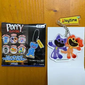 poppyplaytime 아크릴 키링 캣 & 도그 데이