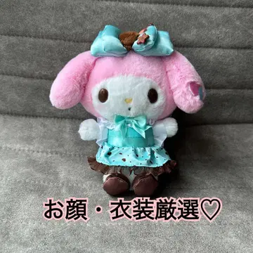 마이멜로디 마스코트 키링 초코 민트 디자인 산리오