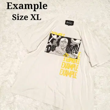 Example 원피스 에넬 콜라보 티셔츠 XL 화이트 화이트