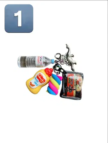 러블리 하라주쿠 스타일 참 세트 (6개입)