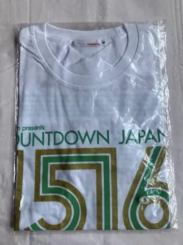 COUNTDOWN JAPAN rockin'on 티셔츠 화이트