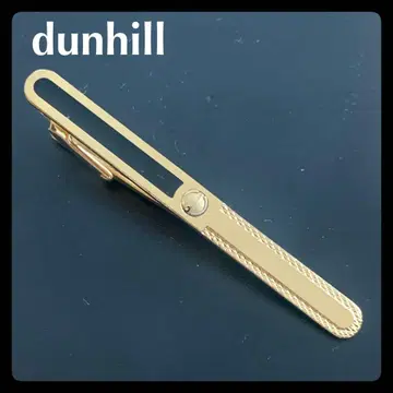 영국 왕실 납품업체 Dunhill 던힐 넥타이핀 골드 블랙