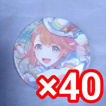 40점 하나리 미노리 프로세카 글리터 캔뱃지 40C