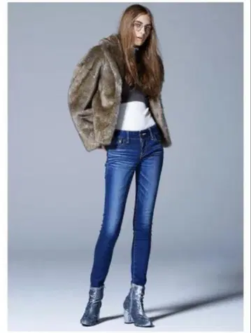 moussy Rebirth SKINNY D/BLU3 25인치