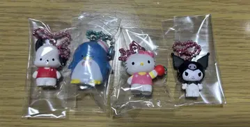 산리오 캐릭터즈 마스코트&구미 4개 세트
