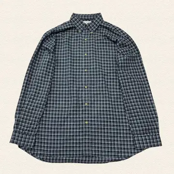 90s J.CREW 긴팔 셔츠 L 사이즈 체크 구제 의류 빈티지