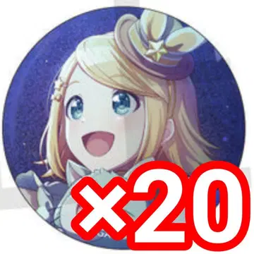 20점 카가미네 린 프로세카 글리터 캔뱃지 39B