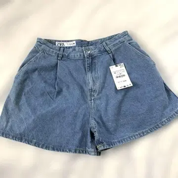 자라 데님 숏 팬츠