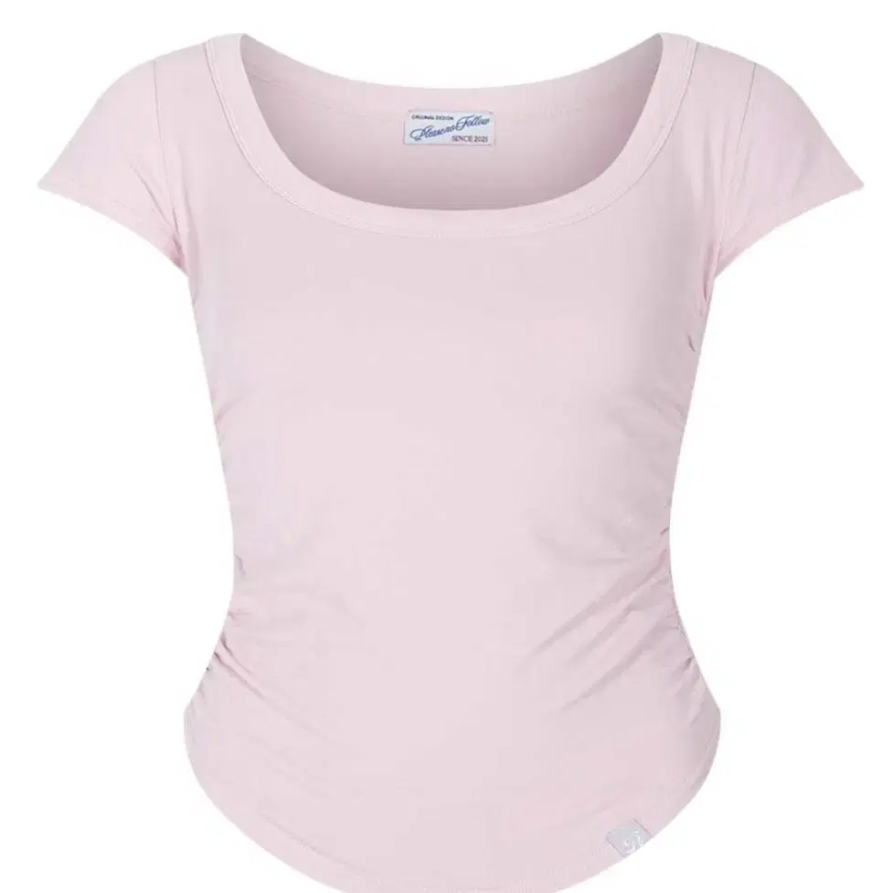 ◇Pleasenofollow◇ New MOMO Shirring Short Top Pink PLEASENOFOLLOW | -Momo shirring short top New color (Orange