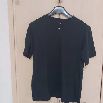 Jackman 헨리넥 티셔츠 L 사이즈 잭맨 블랙